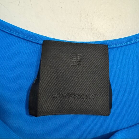 NWT GIVENCHY Draped Sleeveless Top in blue Size 36 - Picture 5 of 13